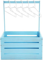 Suzile Baby Shower Crate Wooden Closet Baby Basket Gift,Blue by Suzile