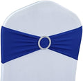 Babenest 50PCS Spandex Chair Sashes Bows for Wedding Party, Royal Bule by Babenest