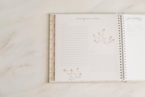Lucy Darling Pregnancy Journal & Memory Book, Mom & Baby Diary, Pregnancy Must Haves for Expecting First Time & Experienced Moms, Maternity Milestone Gifts, Premium Baby Book Keepsake (Desert Sand) - Image 4
