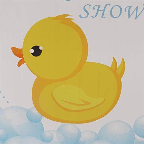 Leyiyi 7x7ft Photography Backdrop Rubber Duck Baby Shower Background Bubble Bath Water Drops Room Interior Decor Birth Celebration Wallpaper Duckling Swimming Photo Portrait Vinyl Video Studio Prop - Image 6