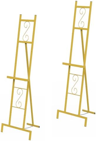 2 Pack Easel Stand for Sign, Wedding Welcome Display Poster Frame Holder by OUSHENG