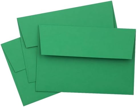 LUXPaper A4 Invitation Envelopes | Peel & Press | 4 1/4" x 6 1/4" | Holiday Green | 80lb. Text | 250 Qty - Image 6