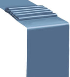 50 Pack Dusty Blue Chair Sashes Bows Satin Wedding Chair Ribbons 7x108 Inch - Image 4