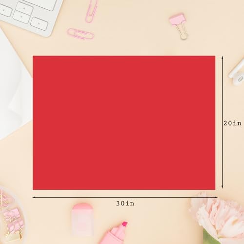 Red Tissue Paper for Gift Bags - 1000 Sheets 20 X 30 Inch Wrapping Tissue Paper Bulk for Gift Wrap Art Crafts DIY Filler Flower Valentines Christmas Birthday Wedding - Image 3