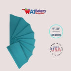 Gift Wrapping Tissue Paper 15X20 480 Pack by A1 Bakery Supplies (Caribbean Teal) - Image 6