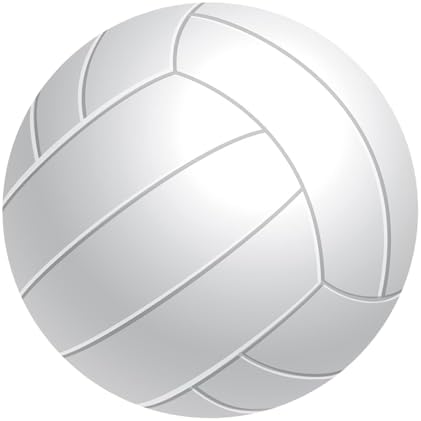 Renaiss 6x6ft White Volleyball Round Backdrop Cover Volleyball Club Circle Photography Background Outdoor Sports Themed Birthday Baby Shower Fans Event Athletes Party Decor Arch Photo Booth Props - Image 2