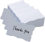Toperd 120 Pieces Mini Business Cards, 3.66x2.36 inches, White (Pack of 4) by Toperd
