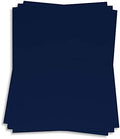 Midnight Blue Card Stock - 8 1/2 x 11 Gmund Colors Matt 111lb Cover, 25 Pack by LCIPaper
