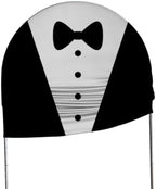 Father Boss Black Suit Bow Tie Arch Backdrop Cover for Boys Birthday Party Arched Stand Stretchy Fabric Covers Baby Shower Cake Banquets Parties Supplies Decorations4x7FT - Image 4