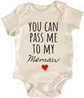 Memaw Announcement Baby Gift Baby Bodysuit by NorthForkForager