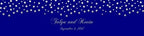Silver Confetti Falling On Navy Background Water Bottle Labels Weddings Anniversary Bridal Shower Easy to Use - Image 2