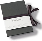 Semikolon 370024 Leporello Grande A5 15 x 21 cm 14 Photos 13 x 18 cm Accordion Photo Book Lava Stone Grey by Semikolon