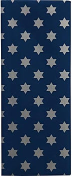 Jillson & Roberts 20" x 30" Printed Hanukkah Gift Tissue, Judaic Stars (48 Folded Sheets) - Image 2