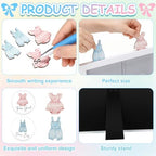 55 Pcs Baby Cloth Gender Reveal Game Voting Board, Baby Cloth - Image 3