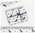 Flat Horse Pattern Birthday Gift Wrapping Paper for Family Boys Girls,Beautiful Gift Tissue Paper for Christmas Wedding Baby Shower 58"x 23" Gift Paper (Horse,2 Rolls) by Unknown