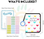 My first Soft Baby Photo Book Holds 21 4x6 Photos,Cute Book Gift,2Pcs Black - Image 2