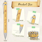 Gilprop 50 Sets Brown Bear Baby Shower Favors for Guests We Can Barely Wait Includes 50 Baby Shower Ballpoint Pens 50 Thank You Bookmarks 50 Organza Bags for Gender Reveal Gifts Guest Prizes - Image 6