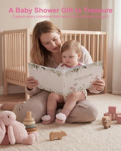 25-Pcs Luxury Baby Gift Basket Set, 0-12M Baby Shower Basket - Image 3