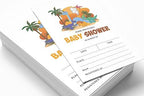 Pack of 30, Boy/Boy Baby Shower Party Collection, Baby Shower Invitation Cards, Fill in the Blank Invites WIth Envelopes, Dinosaur Theme Party Supplies - Image 3