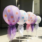 6pcs Inch Pink Latex Party Balloon Column Kit for Shower - Image 2
