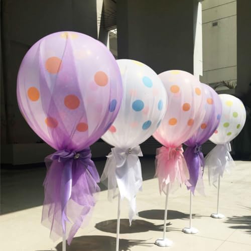 6pcs Inch Pink Latex Party Balloon Column Kit for Shower - Image 2