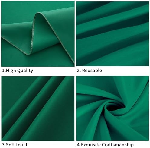 FINDYOU Hunter 6 Pack Round 60 Inch Tablecloth, Premium Polyester Table Cloth Washable Table Cover Stain and Wrinkle Resistant Decorative Table Cover for Party Wedding - Image 4