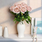 48 PCS Boho Roses Artificial Flowers, Silk - Image 3
