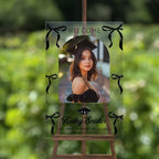 Personalized Graduation Yard Sign with Photo, Custom Class of 2026 Graduation Sign for Outdoor Lawn Decor, Clear Acrylic or Frosted, Waterproof Display with Elegant Bow Design - Image 5