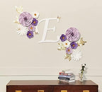 Purple Roses Paper Flowers Decorations for Wall, Giant Floral Wall Decor for Baby Shower, Classroom, Nursery, Birthday, Fairy Garden Party Backdrop Decorations - Image 4