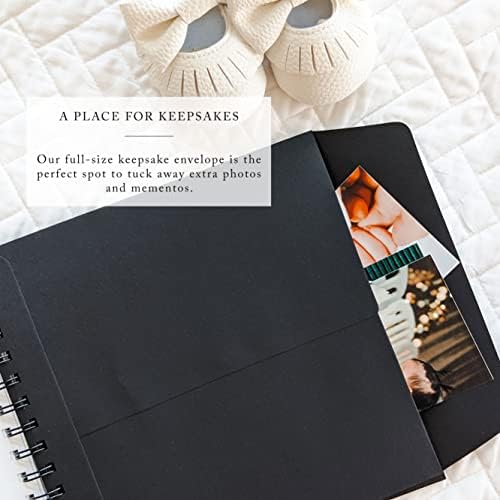 Nuts & Bolts Paper Co. Growing You Personalized Pregnancy Journal Memory Book - Record Pregnancy Memories and Moments with Your Baby Girl or Boy in this Photo Journal Scrapbook Album - Image 6