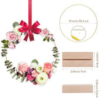 10PCS 12Inch Metal Floral Hoop Centerpiece Table Decorations, Metal Wreath Ring with 10 PCS Place Card Holders, Silver Craft Hoop Rings for DIY Wedding Decorations, and Dream Catchers（Silver） - Image 3