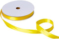 Jillson Roberts Bulk 1-Inch Double Faced Satin Ribbon Available in 20 Colors, Yellow, 100 Yard Spool (BFR1012) by JillsonRoberts