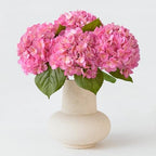 ZYTUYO 4PCS 20'' Bright Pink Real Touch Hydrangeas Latex Artificial Flowers for Baby Shower Birtiyday Wedding Pink Partry Flower Arrangeament Home Living Room Table Centerpiece by ZYTUYO