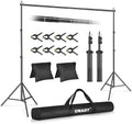 EMART Backdrop Stand 10x7.8FT Adjustable Back Drop Stand for Party Events by EMART