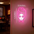Facial Spa Neon Sign for Wall Decor Pink Letters Neon Lights Beauty Salon Sign for Business Skin Care Salon Beauty Shop Decorations - Image 3