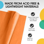 Party Solids Orange Tissue Paper for Gift Bags 20" X 30" 480 Sheets - Image 3