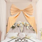 Wavwavw Giant Bow Big Wall Decor, Champagne, Polyester, Weeding by Wavwavw