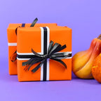 Vanhench 36" x 2400" (200') Orange Wrapping Paper Roll, Solid Color Art Kraft Paper Roll for Halloween Wrapping Birthday Bouquet Flower Crafts Packing Poster Bulletin Board Construction - Image 3