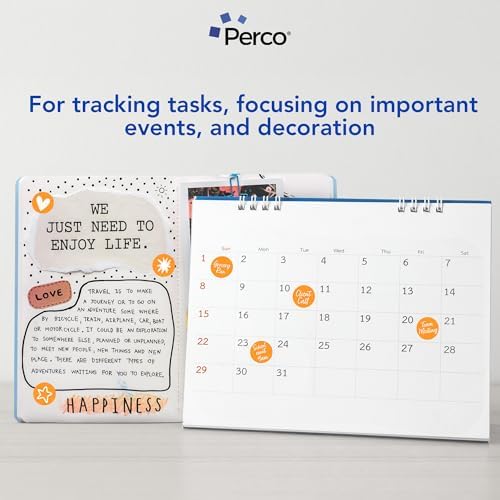 Perco Neon Orange Perforated Round Circle Dot Sticker 1-Inch Labels — 3 Rolls, 3,000 Stickers—Clearance, Discount & Priority Labels, High Visibility, Strong Adhesive—Made in USA - Image 3