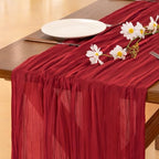 15 Pack Cheesecloth Table Runner Fall Boho Gauze Wedding Party Home Decor - Image 2