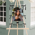 Personalized Graduation Yard Sign with Photo, Custom Class of 2026 Graduation Sign for Outdoor Lawn Decor, Clear Acrylic or Frosted, Waterproof Display with Elegant Bow Design by Mapileng%E2%84%A2