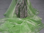 30 Yard Organza Fabric 44" Wide for Wedding Event Décor - Apple Green - Image 3