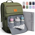 PILLANI Baby Diaper Bag Backpack - Large Bag for Boys & Girls, Waterproof Diaper Backpack - Baby Shower Gifts for Boys - Toddler Diaper Bag with Changing Pad - Large Capacity, Wide Opening Easy Access by Pillani