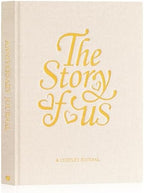 Lanpn Wedding Anniversary Journal - The Story of Us, Linen Dating 1st to 70th Couple Memory Book Wedding Scrapbook, 190 Pages Love Stories Notebook Marriage Newlywed Bridal Shower Gift, Beige by Lanpn