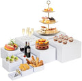 10 PCS Buffet Risers, Large Food Risers for Buffet Table, Dessert Display by Unknown
