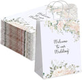 Kolldenn 50 Pcs Welcome Bags for Wedding Guests with Handles, Pink, Roses by Unknown
