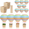 Meooeck 8 Sets Multicolor Hot Air Balloon Table Centerpieces Decor by Meooeck