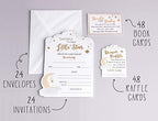 Lillian Rose Twinkle Little Star Theme Baby Shower Invitation Set, White - Image 2