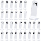 Tuanse 1-30 Table Order Numbers,Restaurant Double Sided Acrylic Sign, White by Tuanse