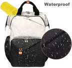 Hap Tim Baby Diaper Bag for Boys Girls, Large Backpack Diaper Bags with Double Compartments, Baby Registry Search Shower Gifts Stuff Newborn Must Haves（7340-BH） - Image 5